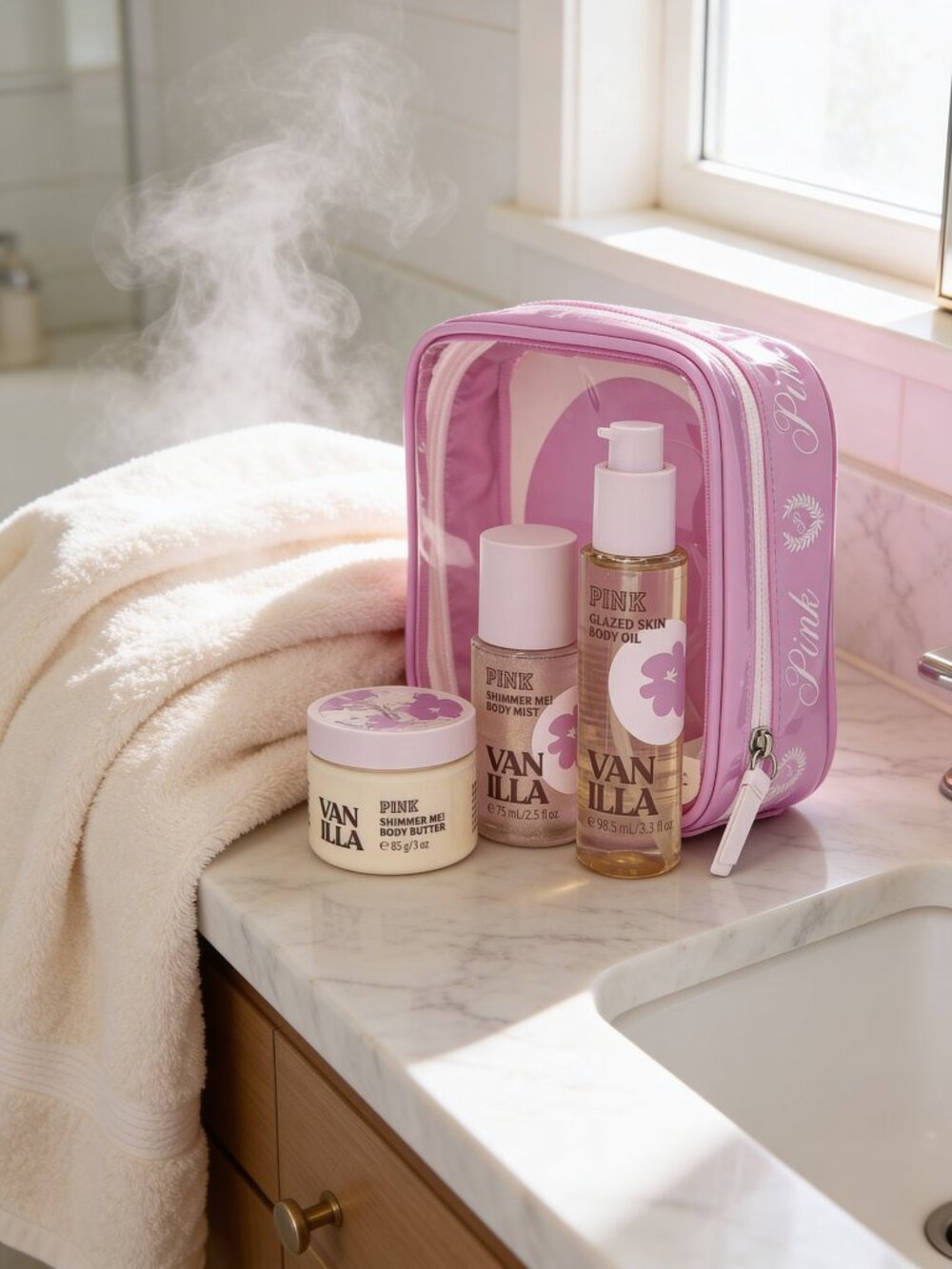 Lets's Glow Away Shimmer Travel Set